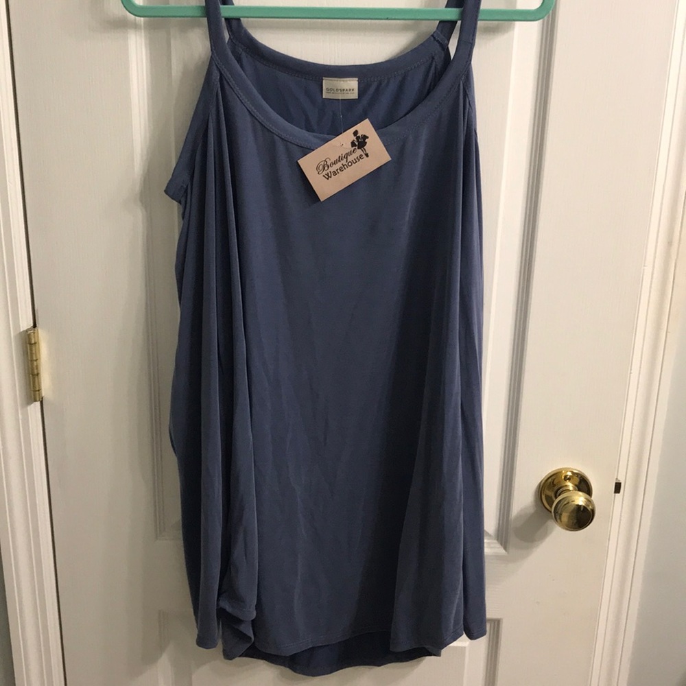 Off the shoulder long sleeve top